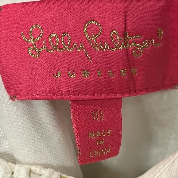 Lilly Pulitzer Womens Jubilee Strapless Dress in Green and Pink Floral Size 10 - Picture 3 of 9